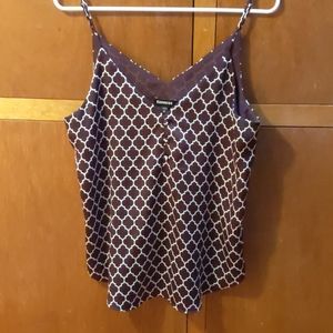 Front Button Downtown Cami by Express, Size Small